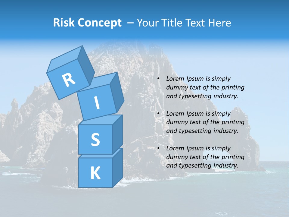 The Famous Los Arcos Rock In Cabo San Lucas, Mexico. PowerPoint Template