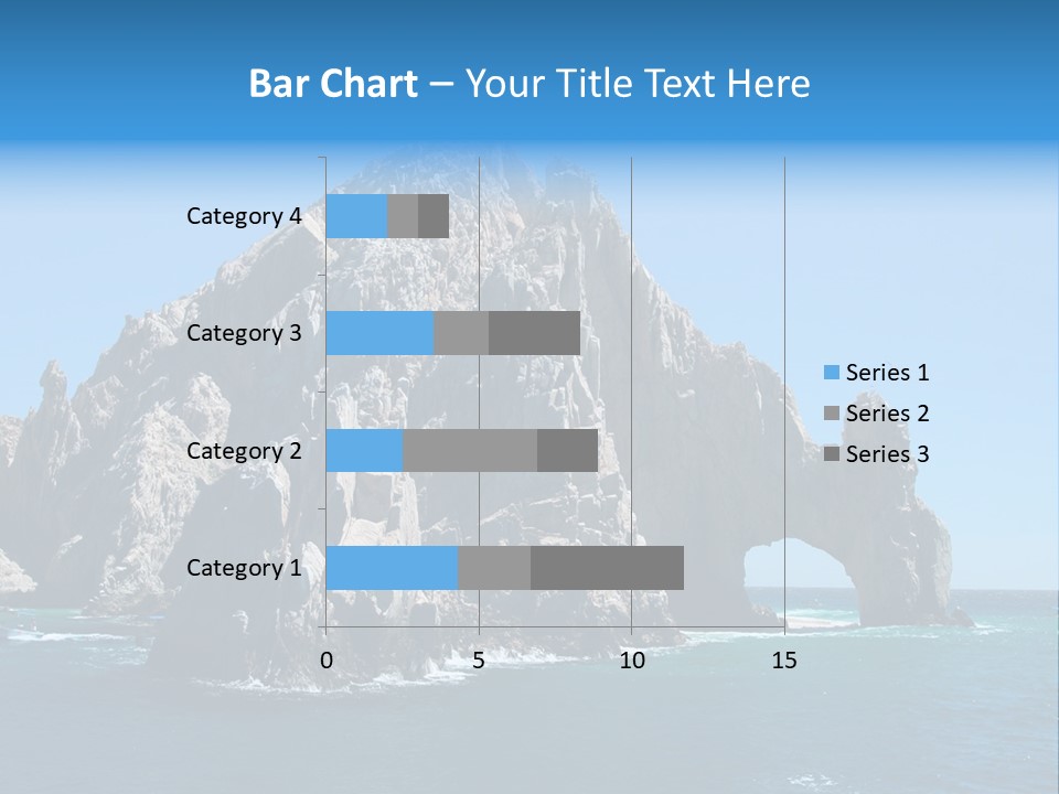 The Famous Los Arcos Rock In Cabo San Lucas, Mexico. PowerPoint Template