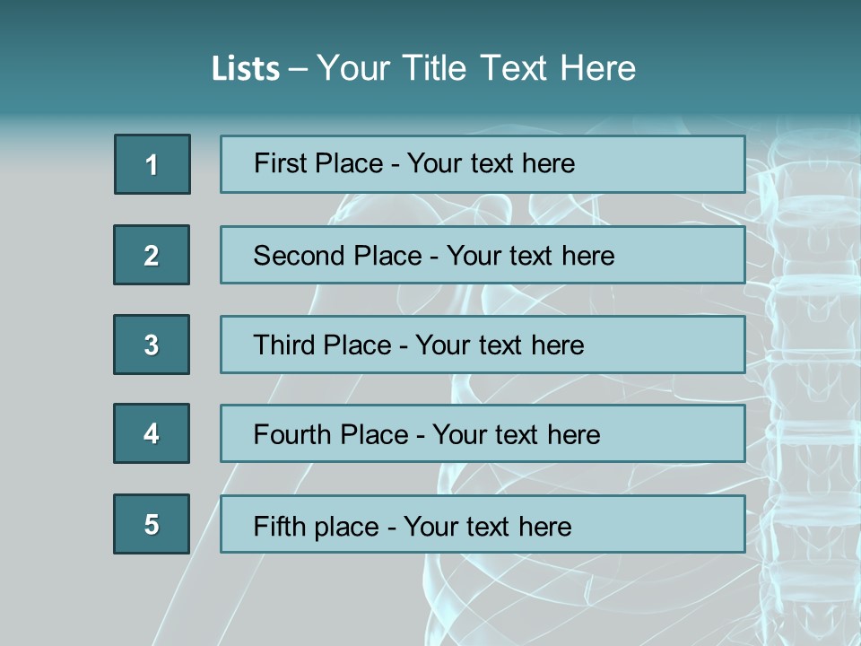 3D Shoulder PowerPoint Template