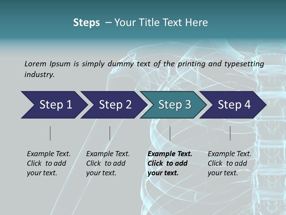 3D Shoulder PowerPoint Template