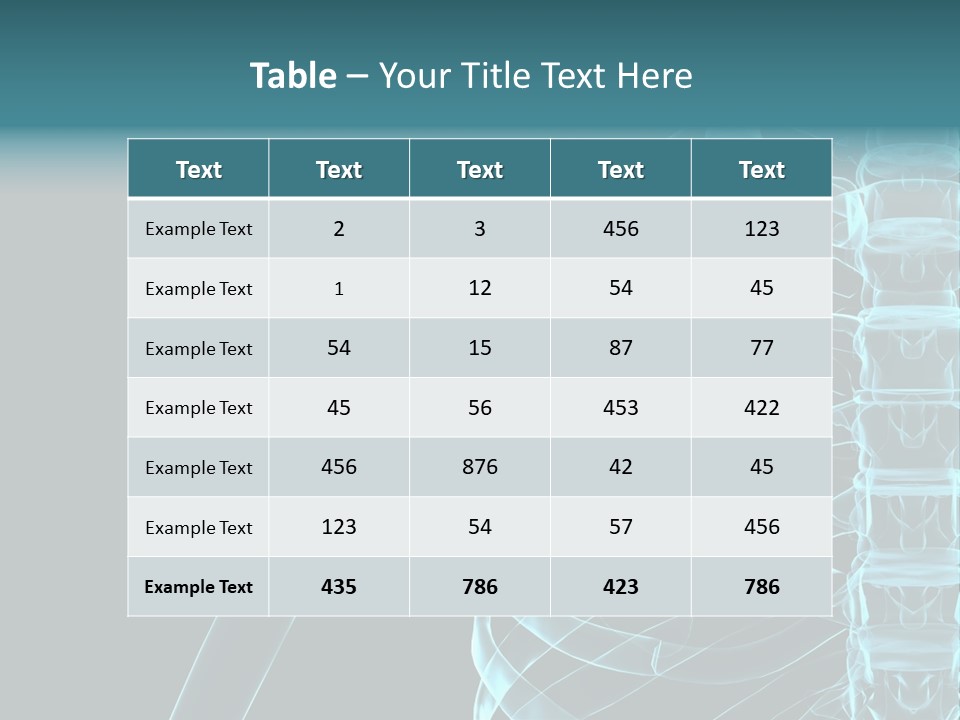 3D Shoulder PowerPoint Template