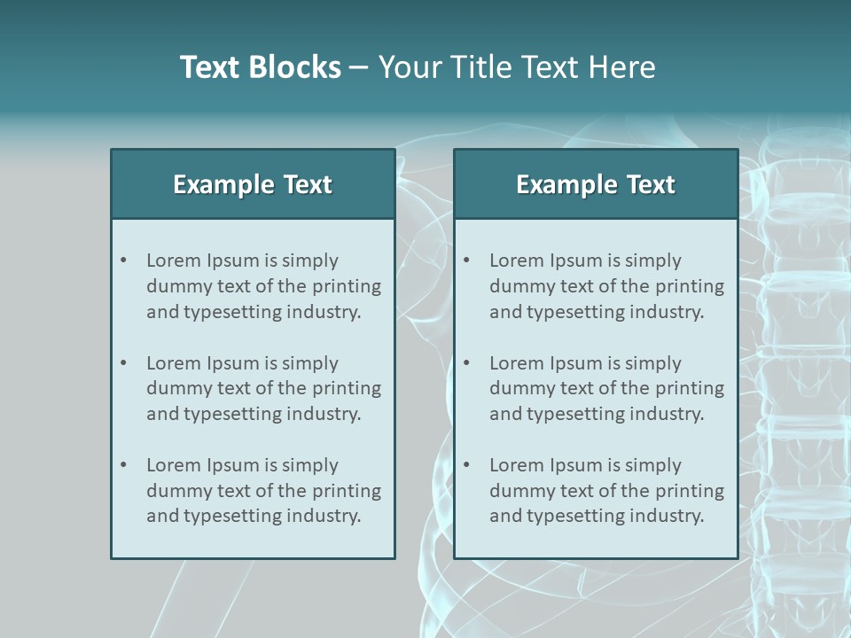 3D Shoulder PowerPoint Template