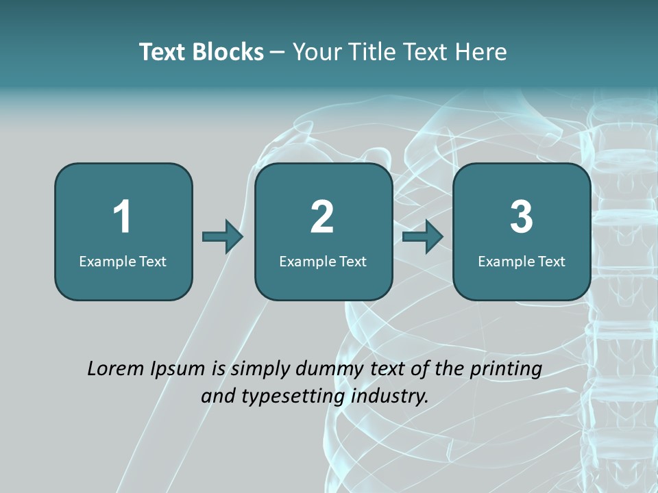 3D Shoulder PowerPoint Template