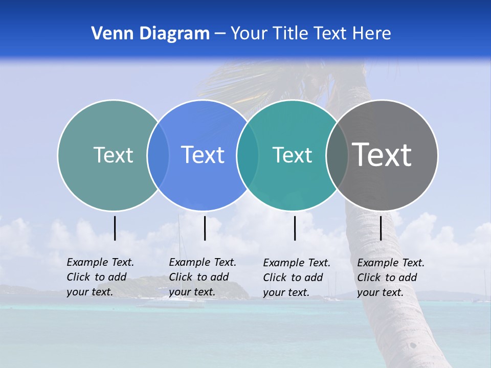 A Palm Tree Sitting On Top Of A Sandy Beach PowerPoint Template