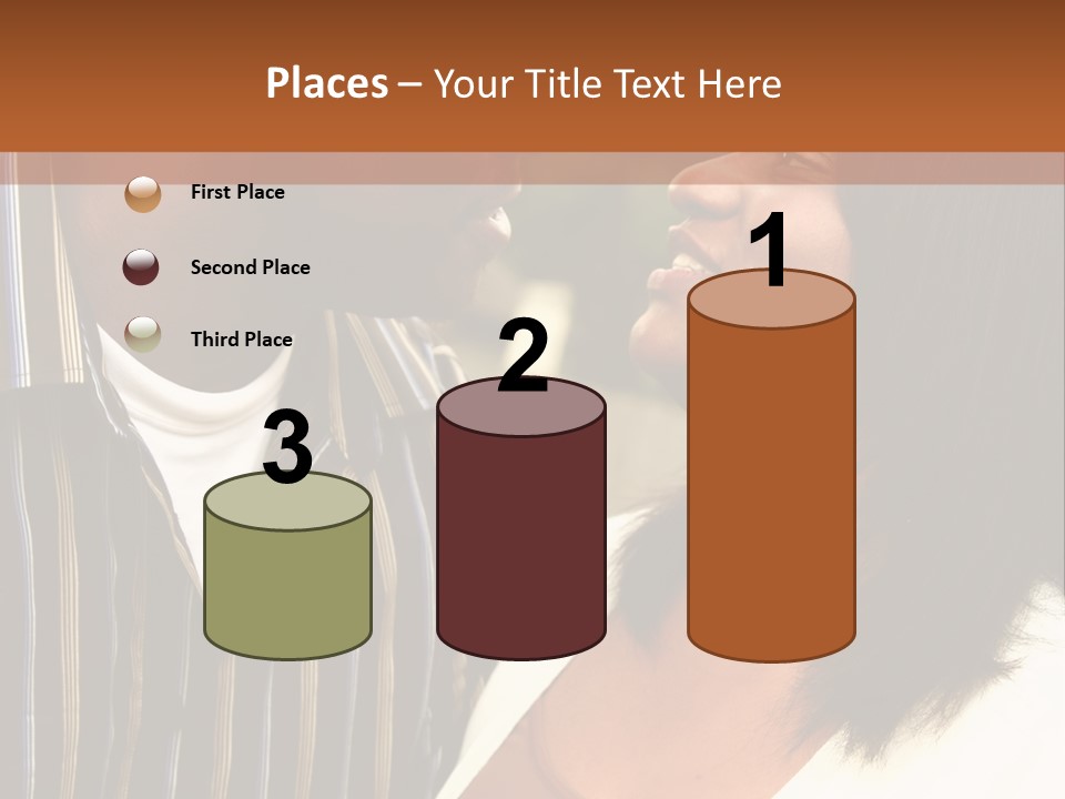 Pile Coins Isolated On White PowerPoint Template