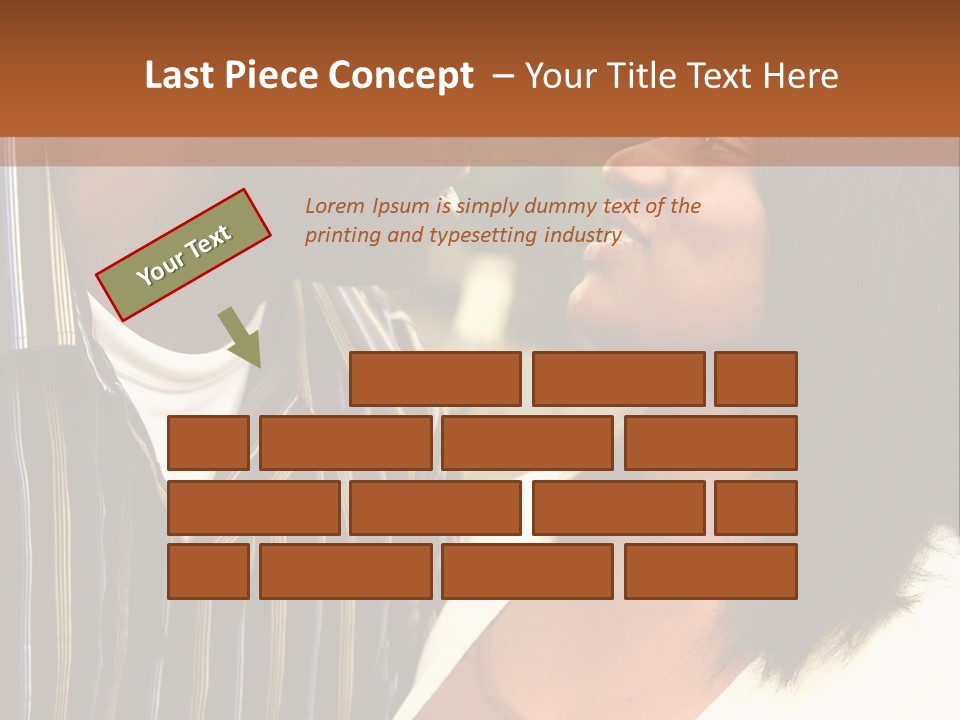 Pile Coins Isolated On White PowerPoint Template