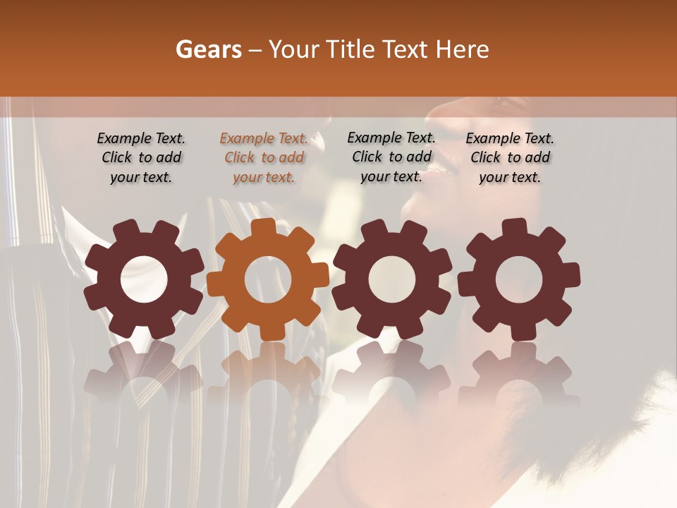 Pile Coins Isolated On White PowerPoint Template