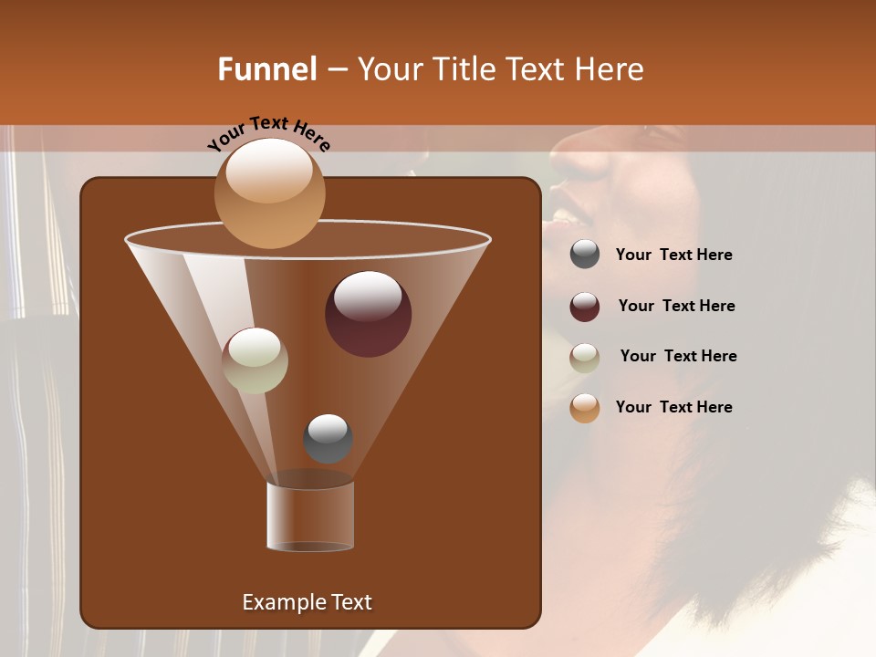 Pile Coins Isolated On White PowerPoint Template