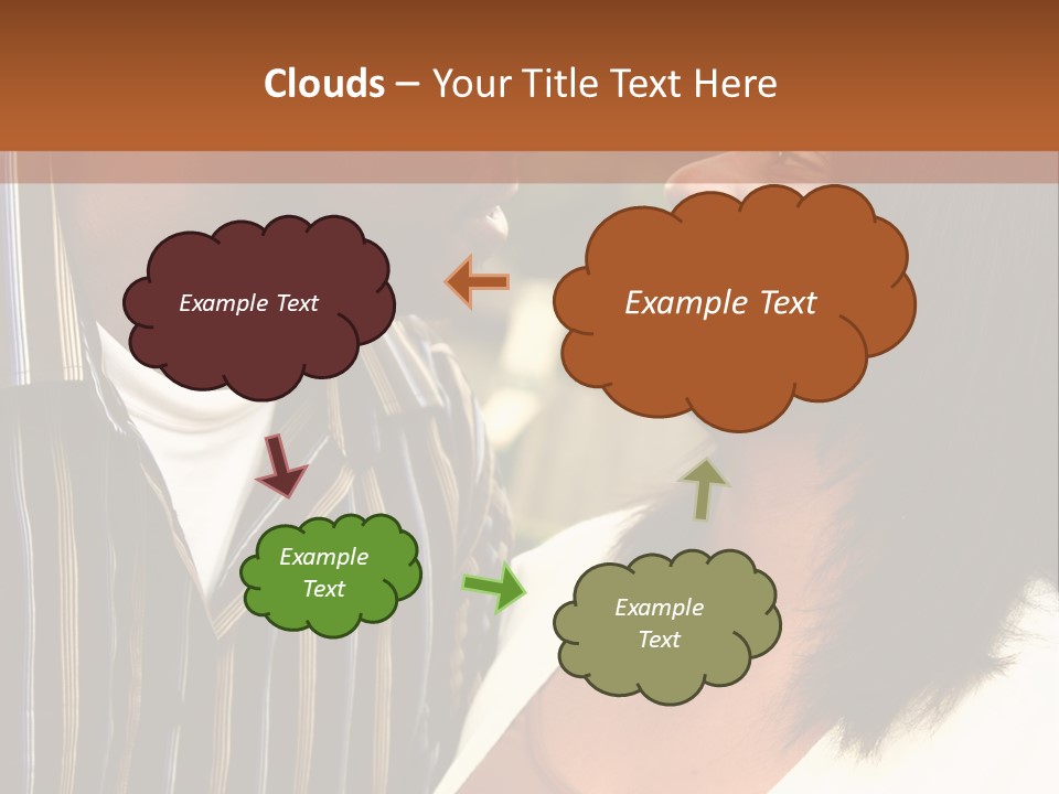 Pile Coins Isolated On White PowerPoint Template