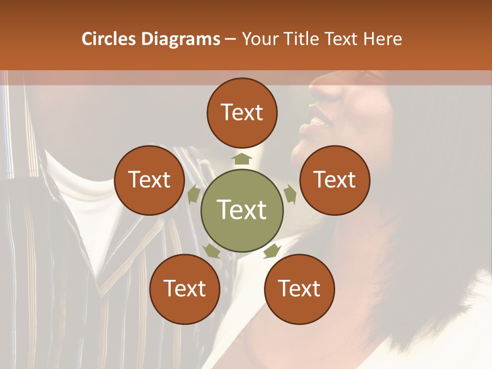 Pile Coins Isolated On White PowerPoint Template