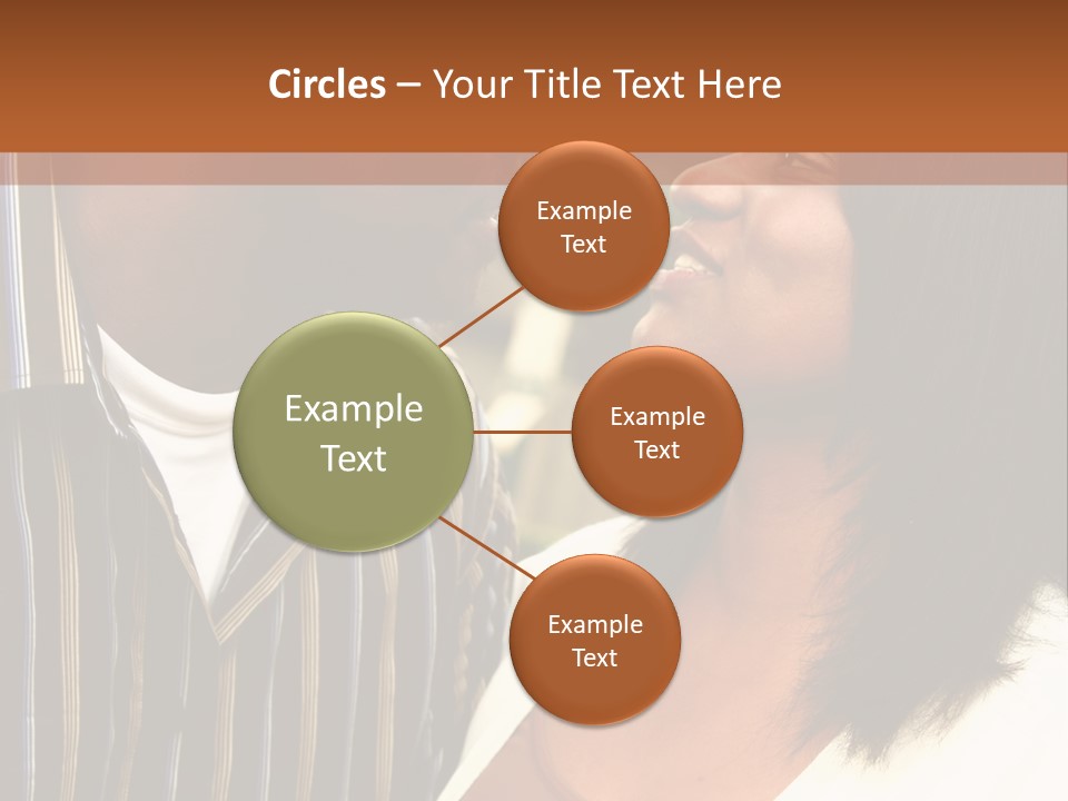 Pile Coins Isolated On White PowerPoint Template