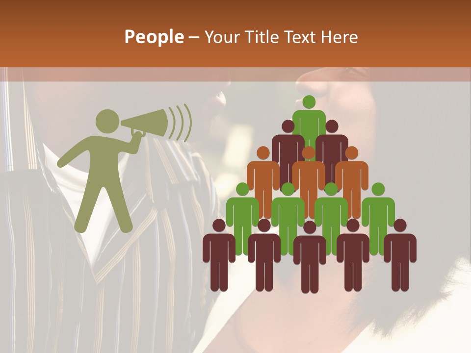 Pile Coins Isolated On White PowerPoint Template