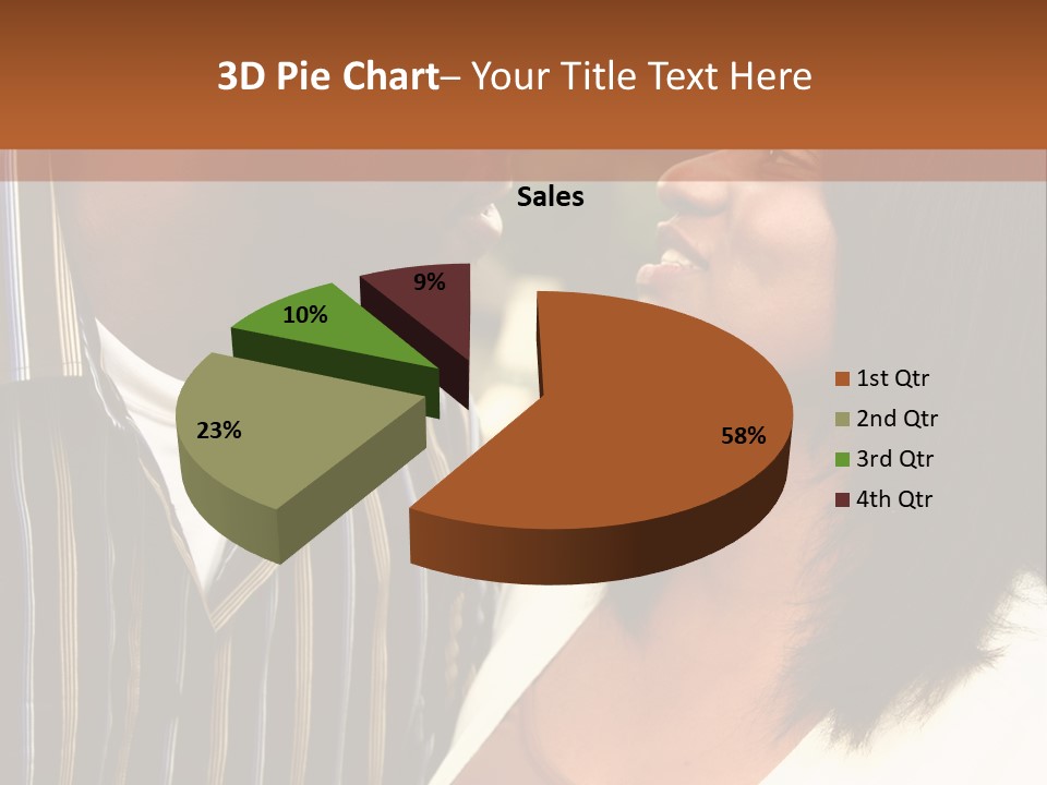 Pile Coins Isolated On White PowerPoint Template