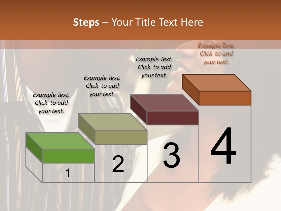 Pile Coins Isolated On White PowerPoint Template