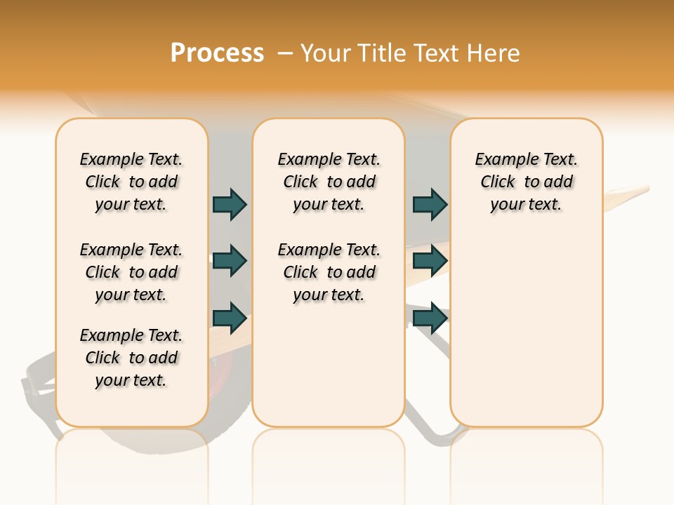 Isolated Wheelbarrow Gardening Tool On White Background PowerPoint Template
