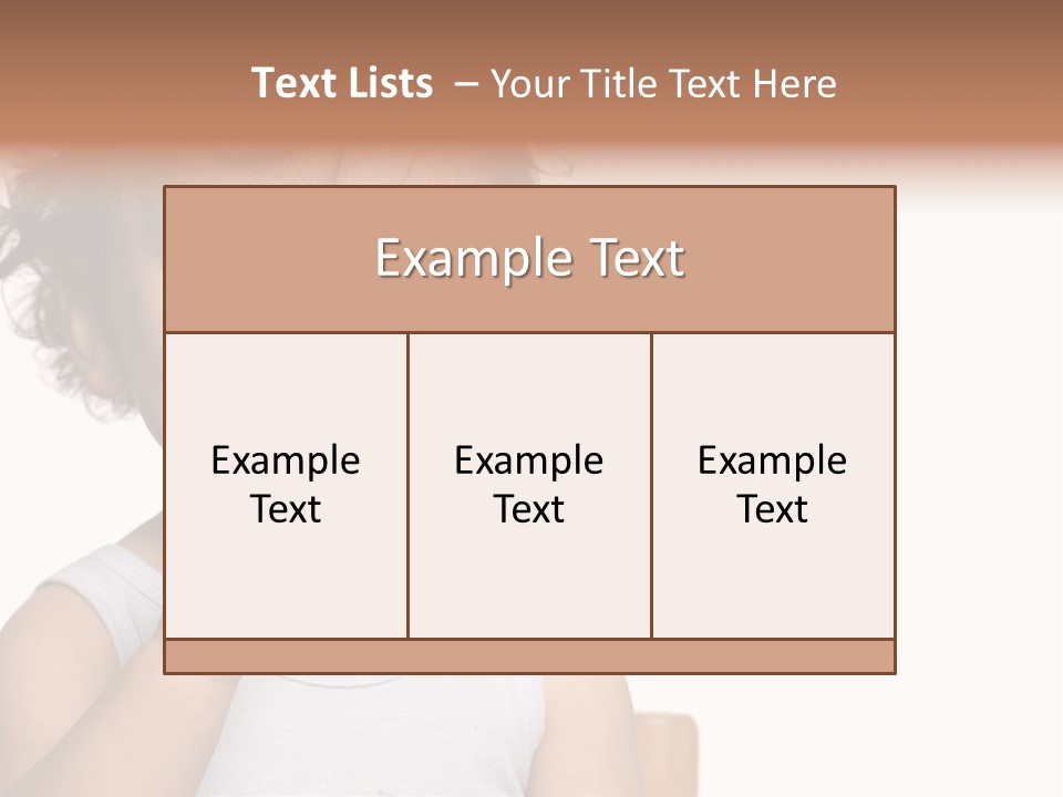 The Kid To Study To Clean A Teeth. PowerPoint Template