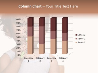 The Kid To Study To Clean A Teeth. PowerPoint Template