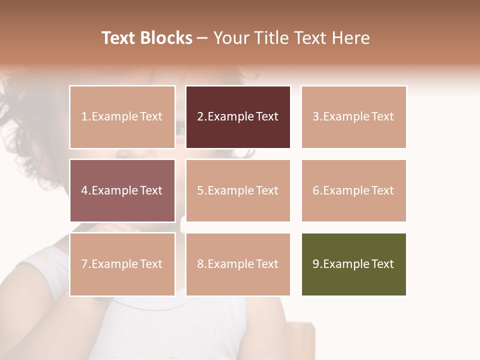 The Kid To Study To Clean A Teeth. PowerPoint Template