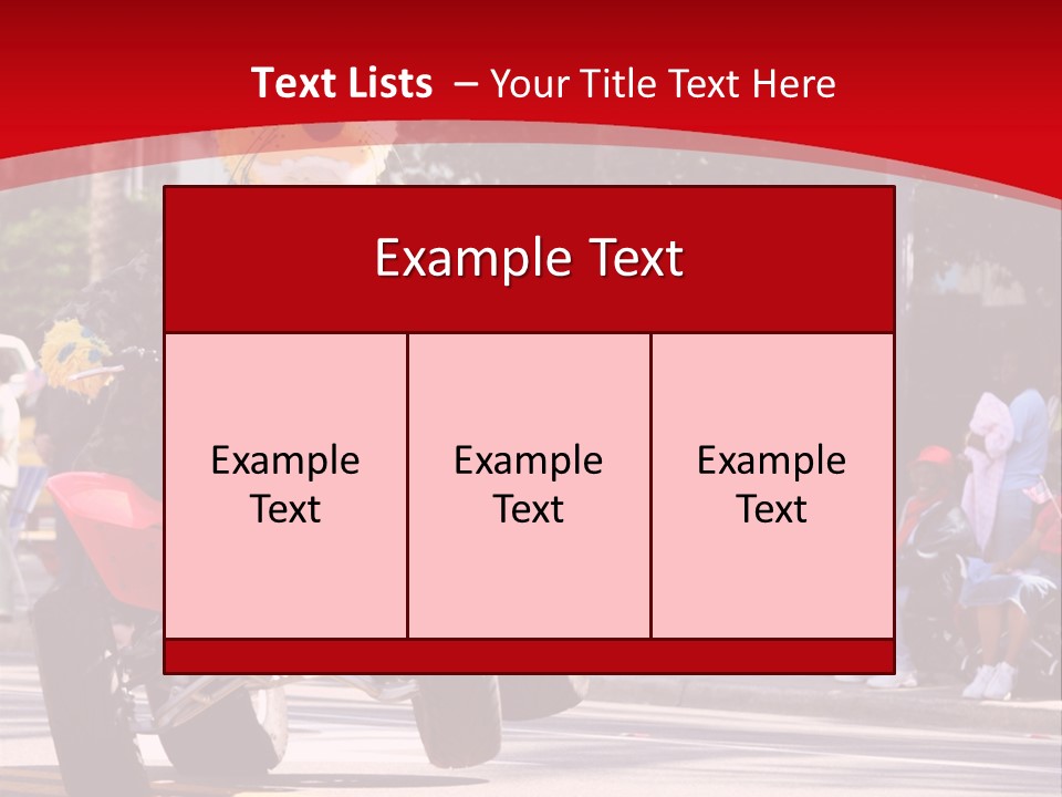 A Person Riding A Motorcycle With A Mascot On The Back Of It PowerPoint Template