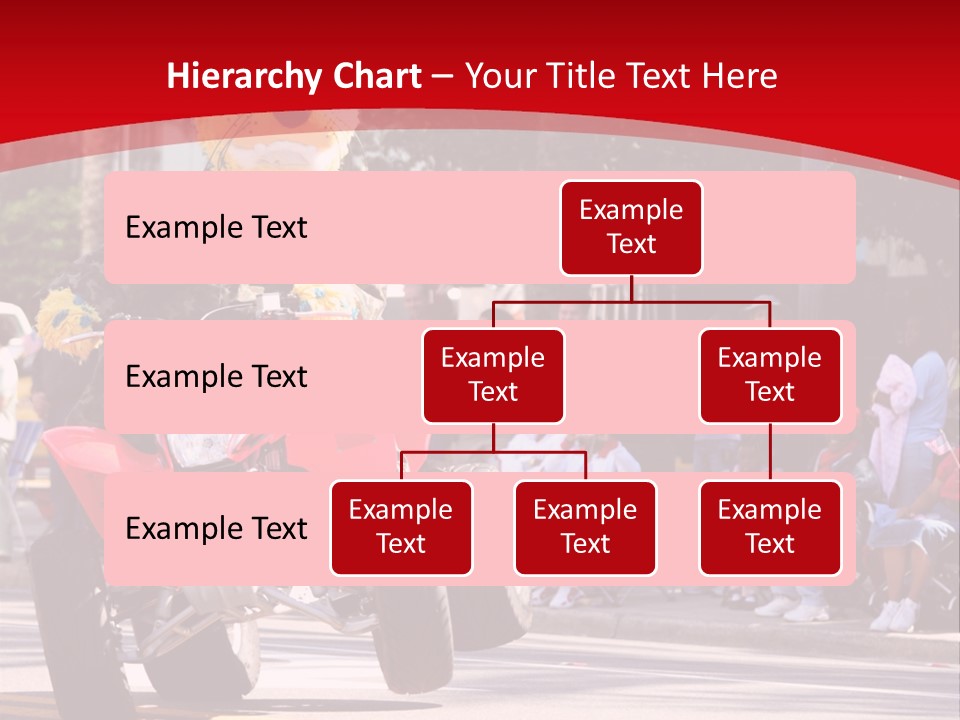 A Person Riding A Motorcycle With A Mascot On The Back Of It PowerPoint Template