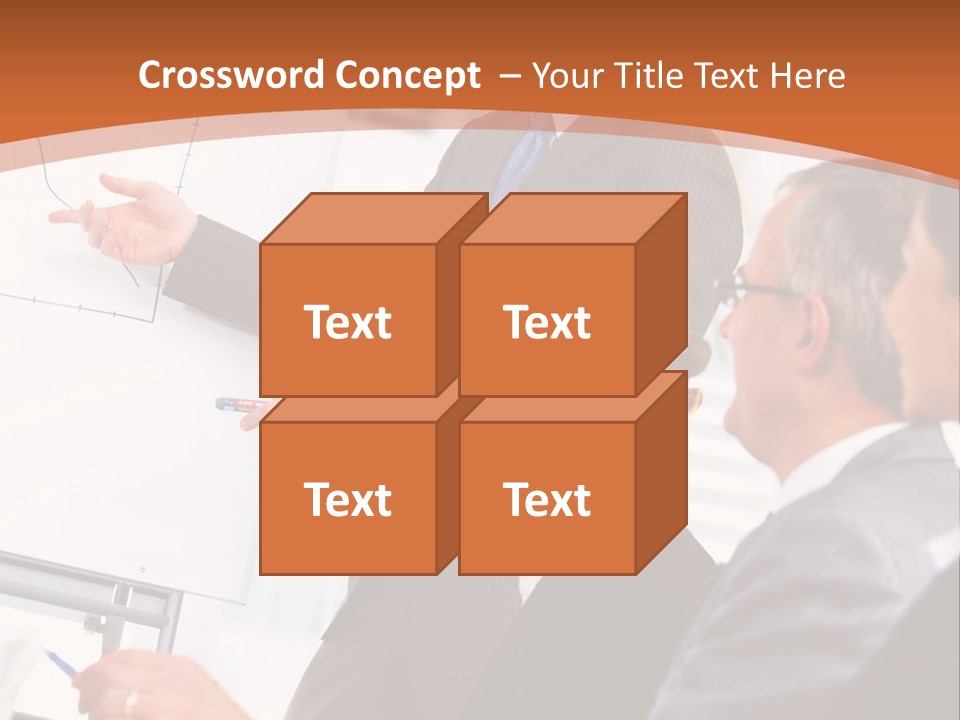 Paving Stones And Lawn Squares, In Interesting Geometric Pattern. PowerPoint Template