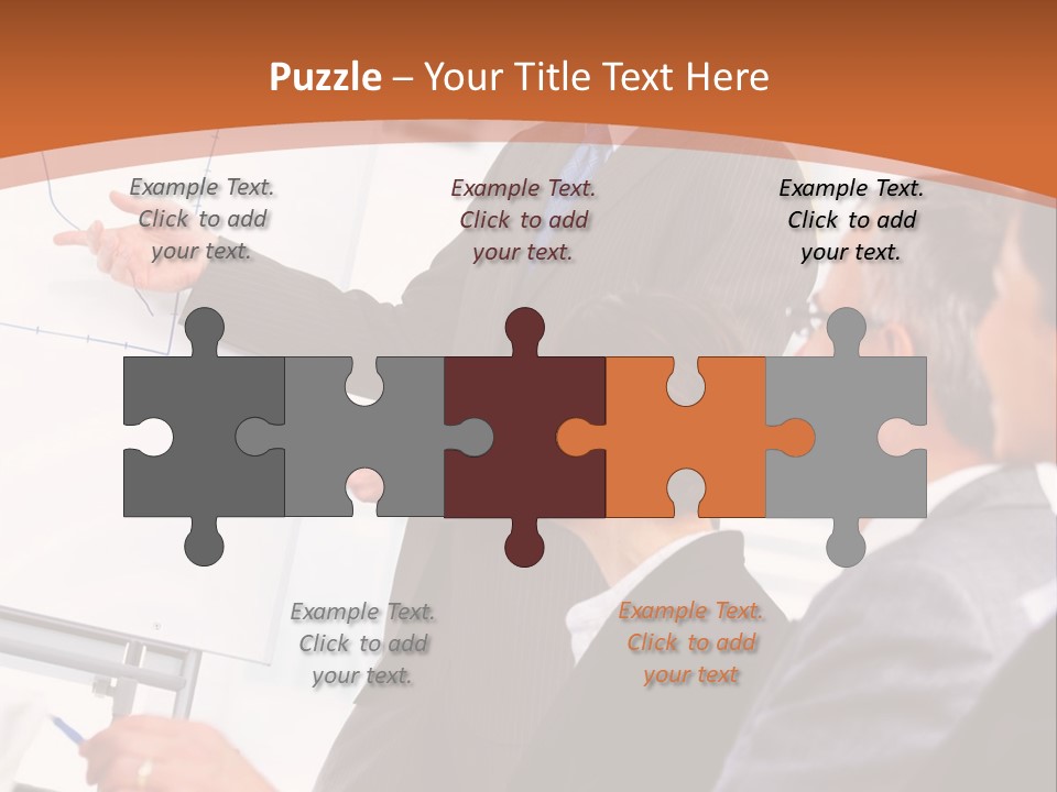 Paving Stones And Lawn Squares, In Interesting Geometric Pattern. PowerPoint Template