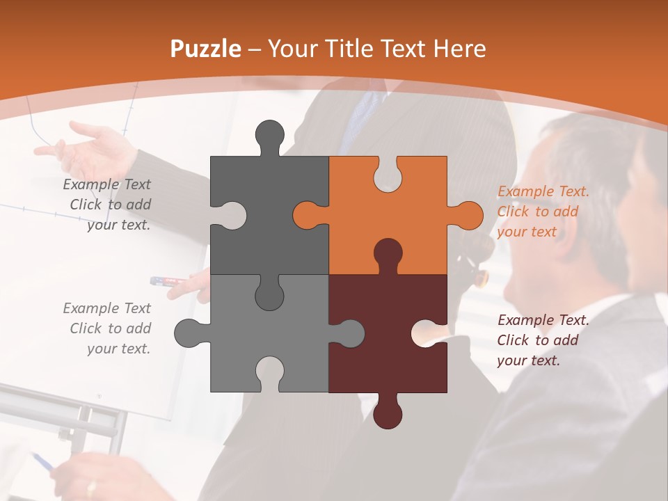 Paving Stones And Lawn Squares, In Interesting Geometric Pattern. PowerPoint Template