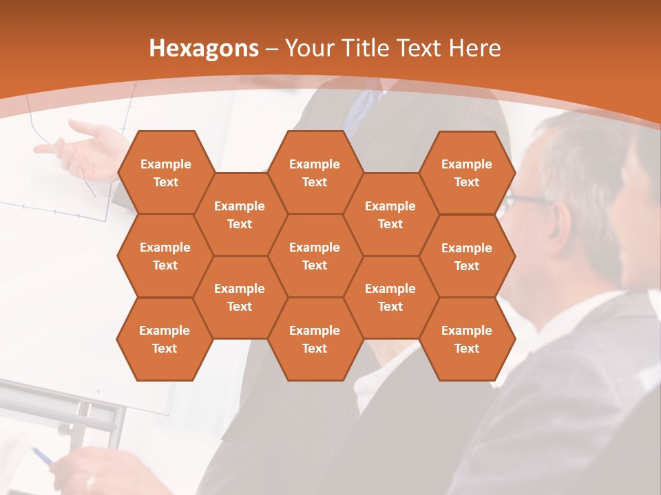 Paving Stones And Lawn Squares, In Interesting Geometric Pattern. PowerPoint Template