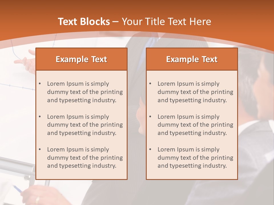 Paving Stones And Lawn Squares, In Interesting Geometric Pattern. PowerPoint Template