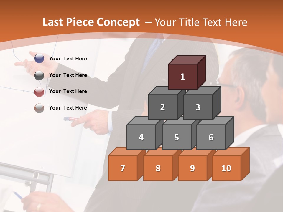 Paving Stones And Lawn Squares, In Interesting Geometric Pattern. PowerPoint Template