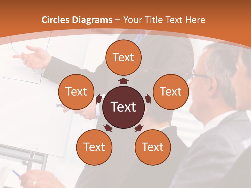 Paving Stones And Lawn Squares, In Interesting Geometric Pattern. PowerPoint Template