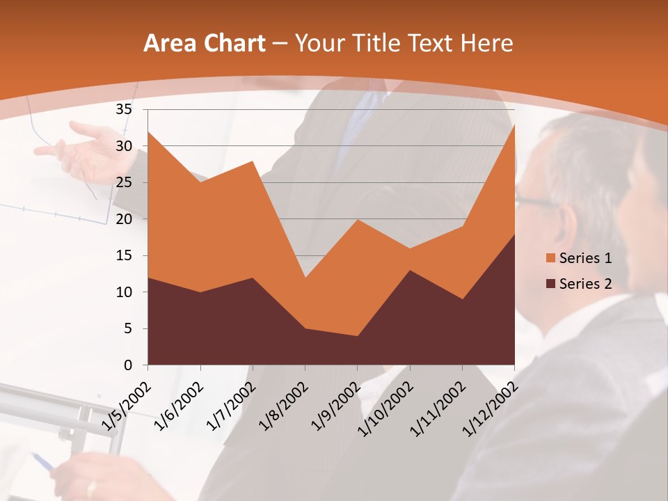 Paving Stones And Lawn Squares, In Interesting Geometric Pattern. PowerPoint Template