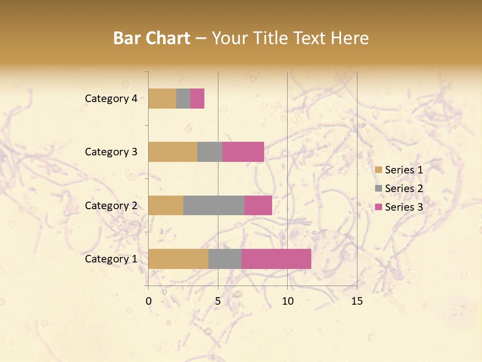 Microscope Photo Of Anthrax (Bacillus Anthracis). Focus=Left Center. 14Mp Camera, Microscope At 45X. PowerPoint Template