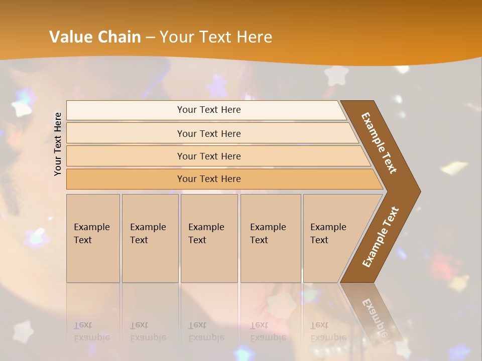 Young Happy Dancing Amorous Couple At Celebration PowerPoint Template