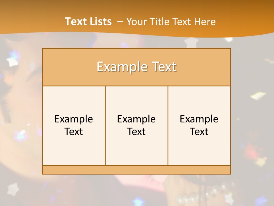 Young Happy Dancing Amorous Couple At Celebration PowerPoint Template