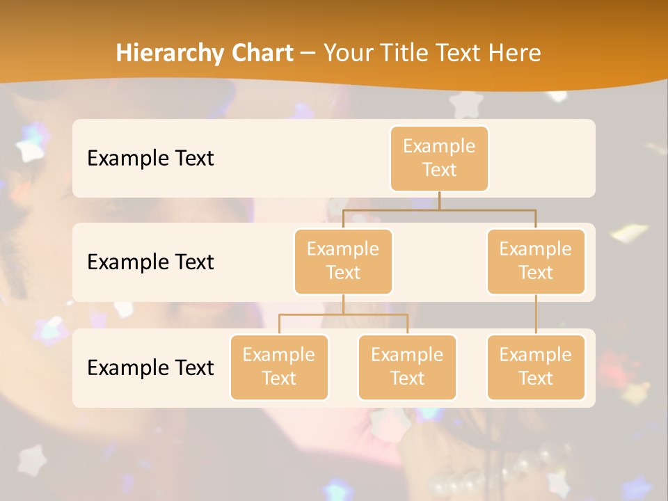 Young Happy Dancing Amorous Couple At Celebration PowerPoint Template