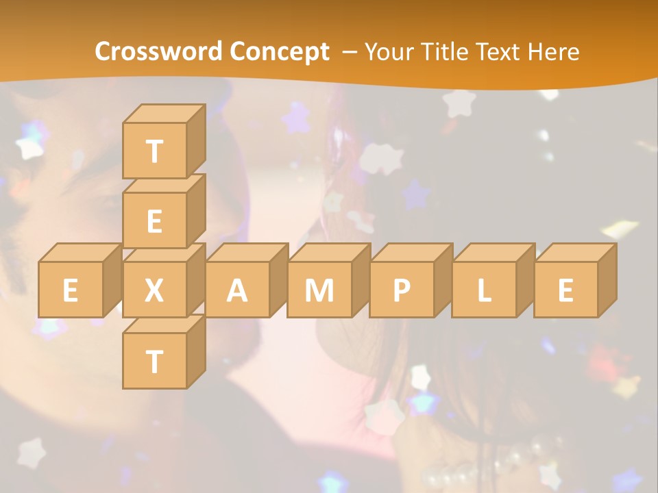 Young Happy Dancing Amorous Couple At Celebration PowerPoint Template