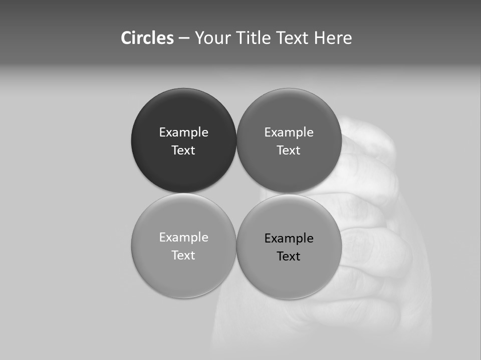 A Man Is Praying With His Hands Together PowerPoint Template