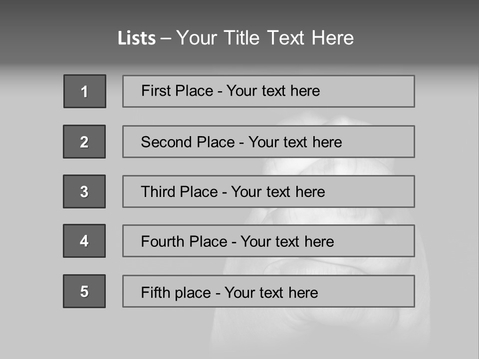 A Man Is Praying With His Hands Together PowerPoint Template