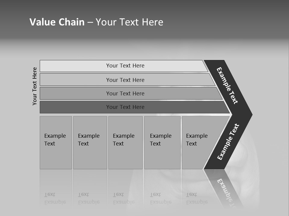 A Man Is Praying With His Hands Together PowerPoint Template