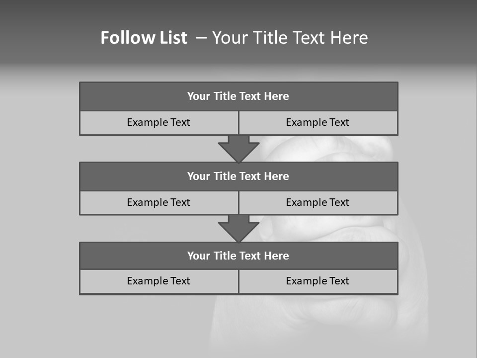 A Man Is Praying With His Hands Together PowerPoint Template