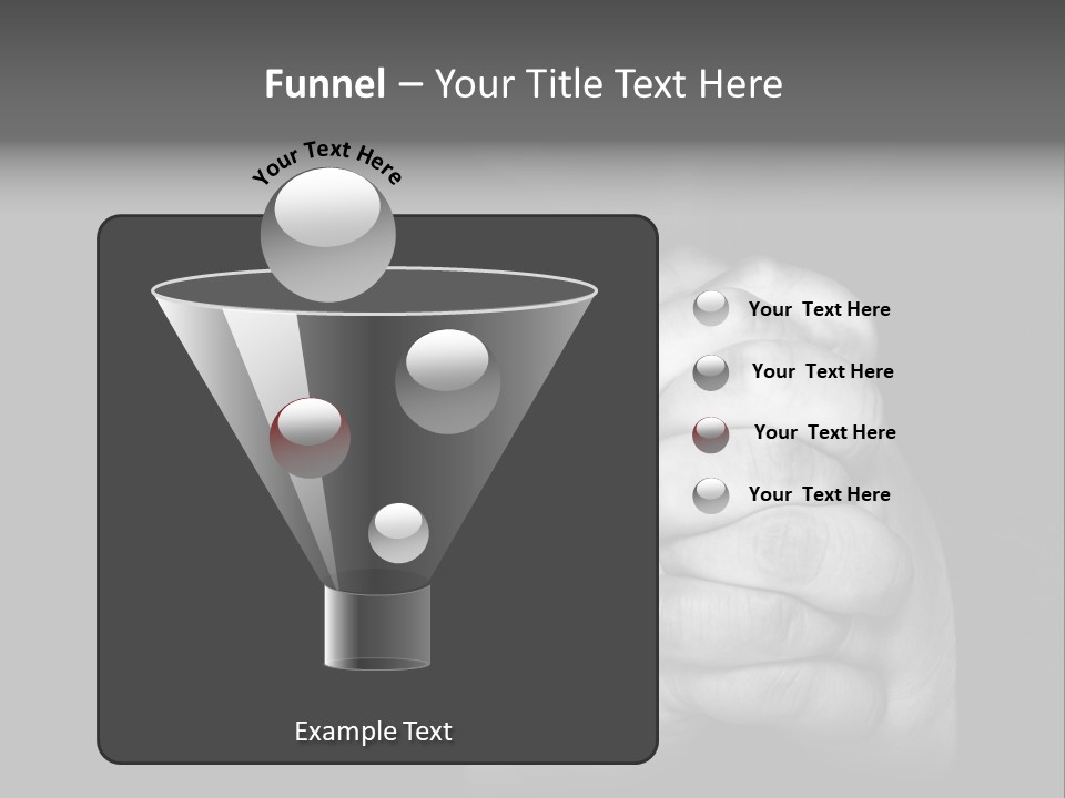 A Man Is Praying With His Hands Together PowerPoint Template
