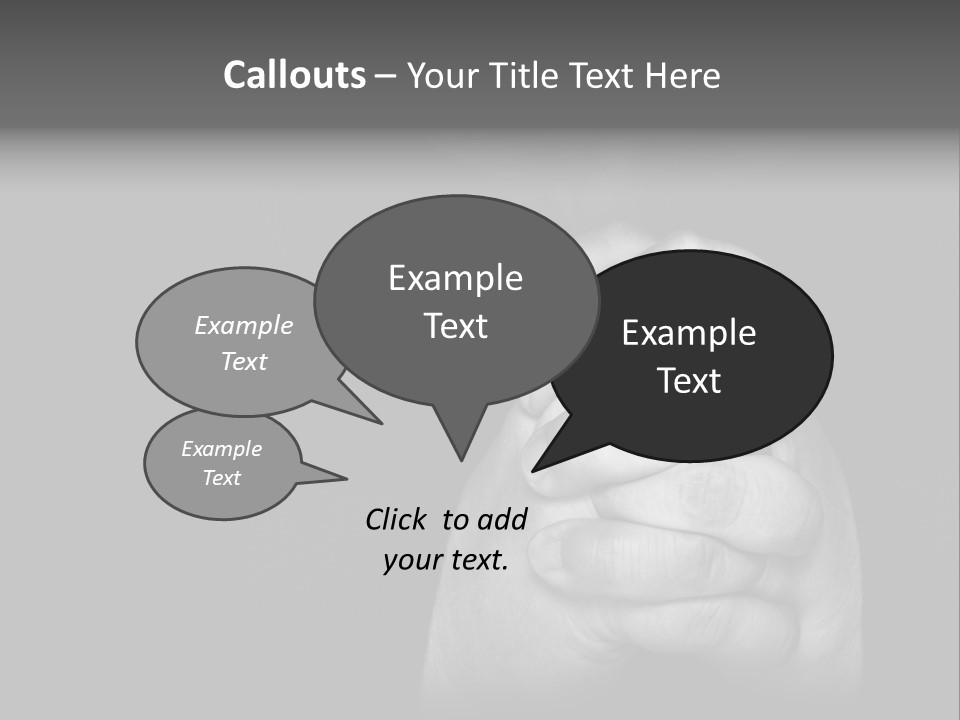 A Man Is Praying With His Hands Together PowerPoint Template