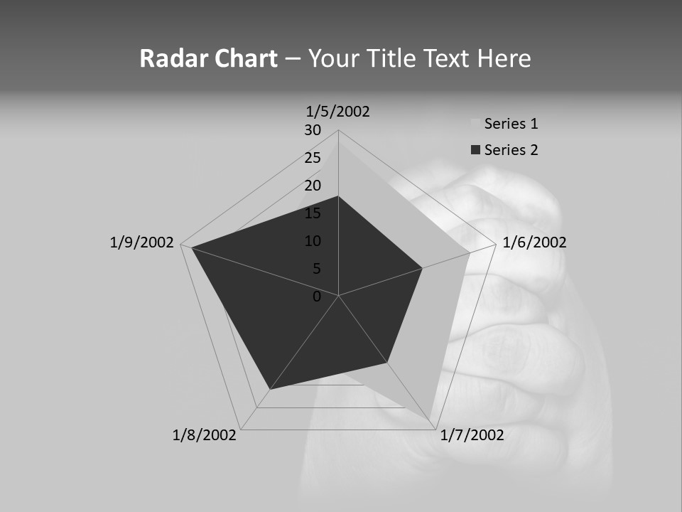 A Man Is Praying With His Hands Together PowerPoint Template