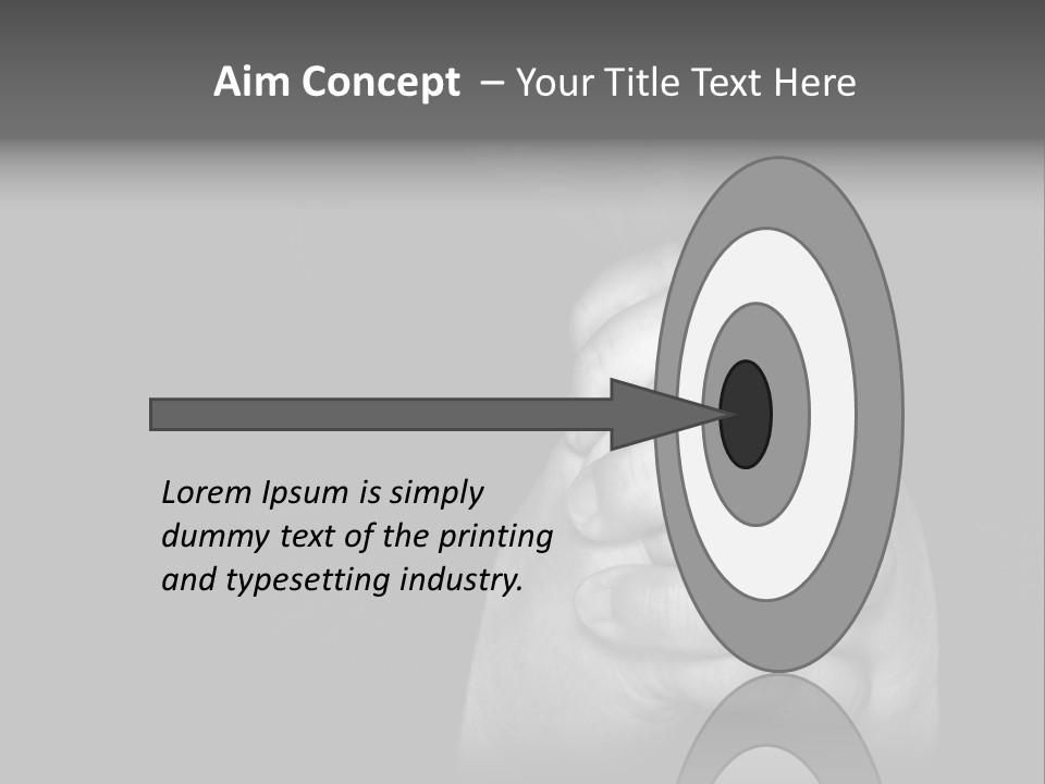 A Man Is Praying With His Hands Together PowerPoint Template