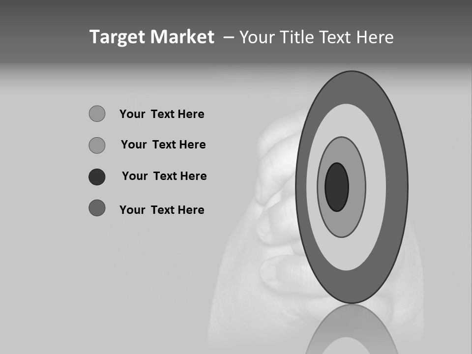 A Man Is Praying With His Hands Together PowerPoint Template