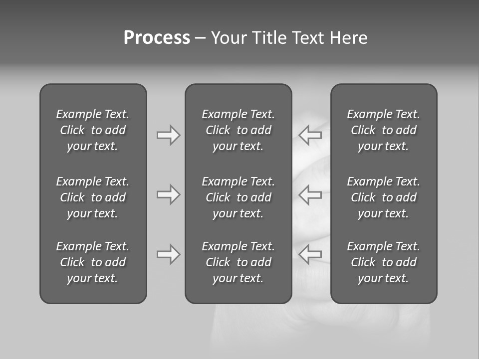 A Man Is Praying With His Hands Together PowerPoint Template