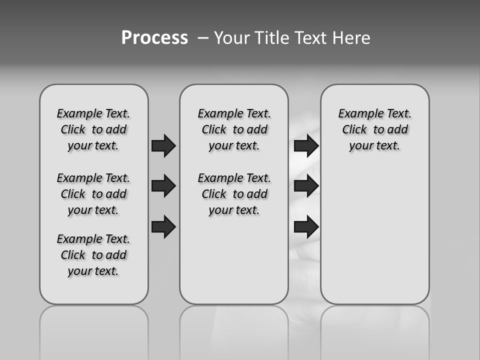 A Man Is Praying With His Hands Together PowerPoint Template
