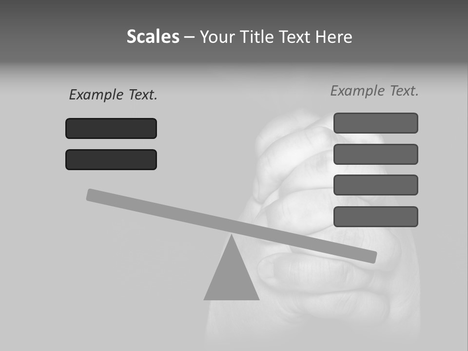 A Man Is Praying With His Hands Together PowerPoint Template