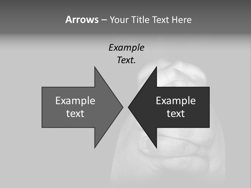 A Man Is Praying With His Hands Together PowerPoint Template